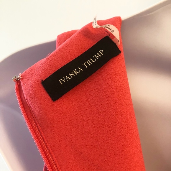 NWT Lovely Ivanka Trump Coral Dress Size: 6 - Picture 8 of 10